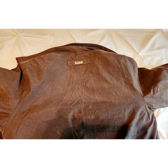 MEN RFT RAINFOREST LINED BROWN OUTDOOR LARGE ALL WEATHER JACKET COAT WARM - Picture 10 of 10